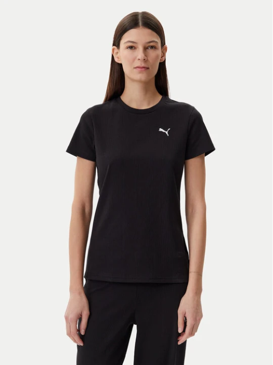 Zdjęcie produktu Puma T-Shirt Ess Elevated 685021 Czarny Slim Fit