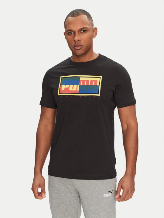 Zdjęcie produktu Puma T-Shirt Graphics Box 684827 Czarny Regular Fit