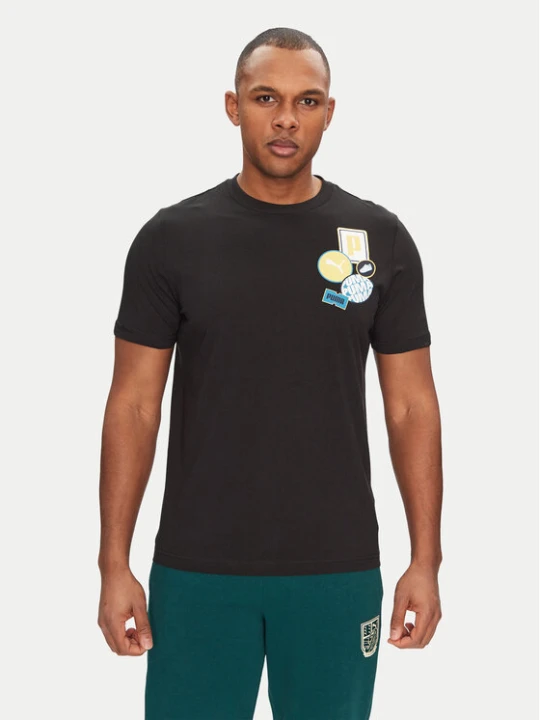 Zdjęcie produktu Puma T-Shirt Graphics Icon 684829 Czarny Regular Fit