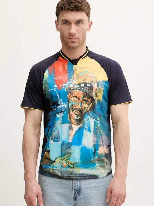 Zdjęcie produktu Puma t-shirt PUMA x KIDSUPER Graphic Jersey granatowy
