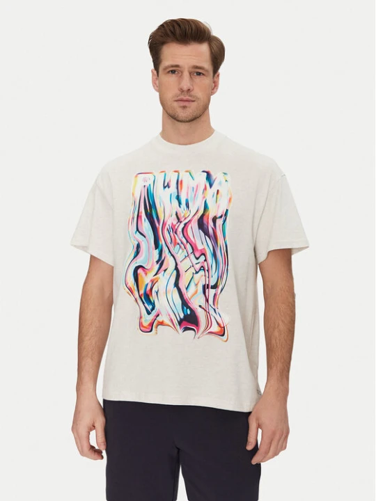 Zdjęcie produktu Puma T-Shirt Stewie Limitless 630527 Écru Relaxed Fit Kremowy