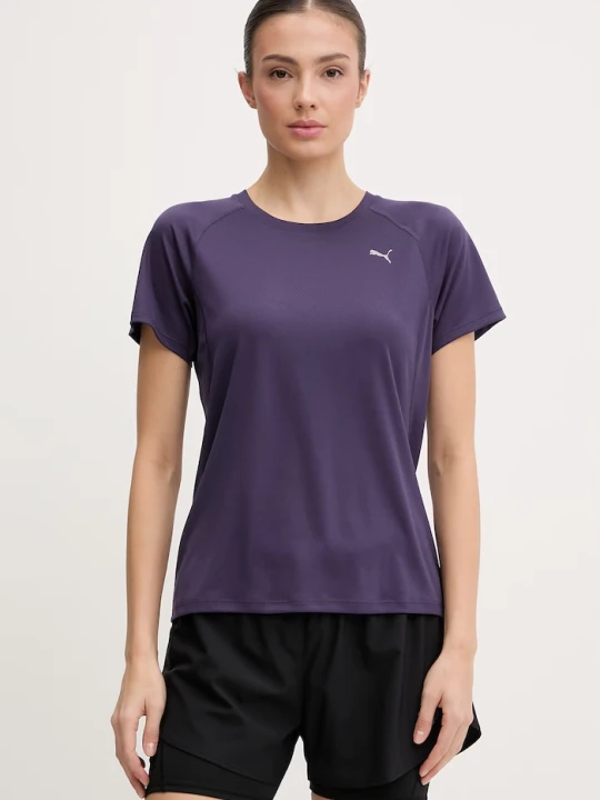 Zdjęcie produktu Puma T-shirt treningowy damski Run Velocity fioletowy