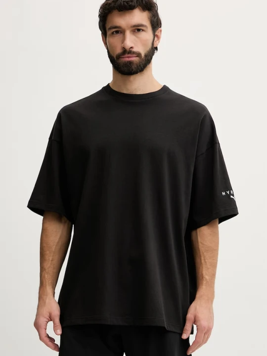 Zdjęcie produktu Puma t-shirt treningowy męski bawełniany City lifestyle HYROX czarny