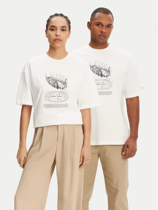 Zdjęcie produktu Puma T-Shirt Unisex Harry Potter 630092 Biały Oversize