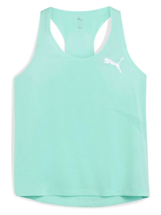 Zdjęcie produktu Puma Top "Raceday Ultraspun" w kolorze turkusowym do biegania rozmiar: S