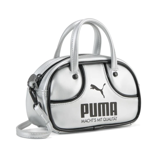 Zdjęcie produktu PUMA Torebka z uchwytem 1976 Metaliczny Micro 2, 5 l, Akcesoria, Szary srebrny
