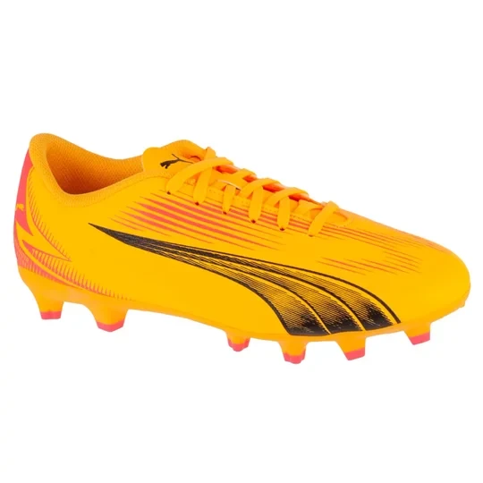 Zdjęcie produktu Puma Ultra Play FG / AG Jr 107775-03, Dla chłopca, Żółte, buty piłkarskie - korki, skóra syntetyczna, rozmiar: 38
