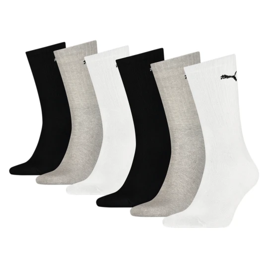 Zdjęcie produktu PUMA Unisex Crew Socks 6 pack, Odzież, Szary