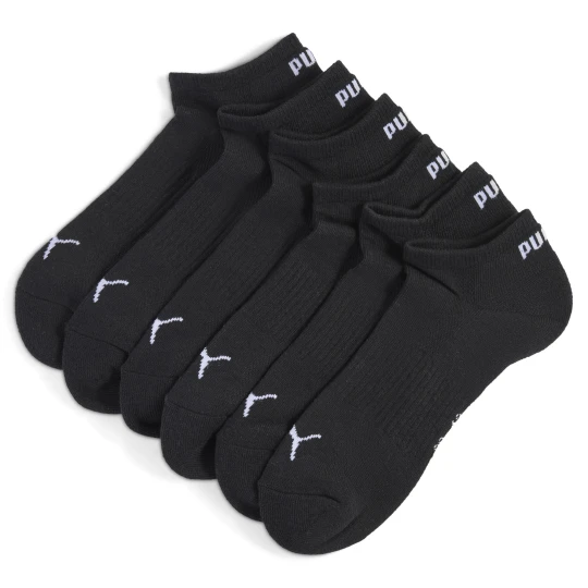 Zdjęcie produktu PUMA Wyściełane skarpety do sneakersów unisex (3 pary), Odzież, Czarny