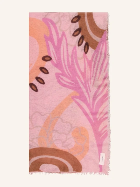 Zdjęcie produktu Purschoen Szal Z Kaszmiru Flower Print lila