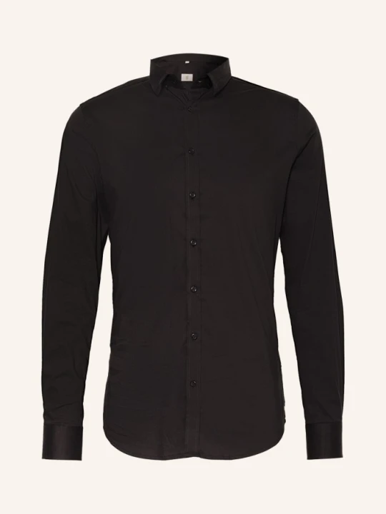 Zdjęcie produktu q1 Manufaktur Koszula Sandro Extra Slim Fit schwarz CZARNY