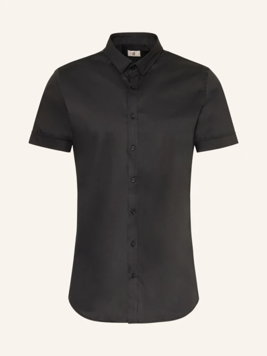 Zdjęcie produktu q1 Manufaktur Koszula Sandro Extra Slim Fit schwarz CZARNY