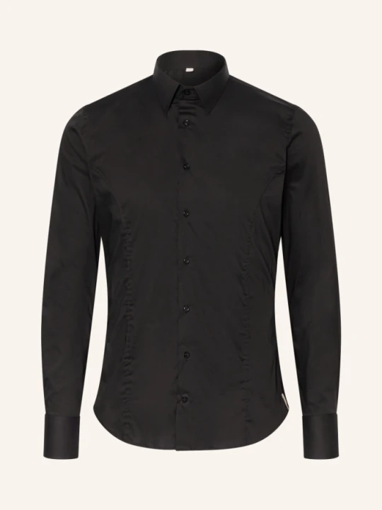 Zdjęcie produktu q1 Manufaktur Koszula Walter Slim Fit schwarz CZARNY