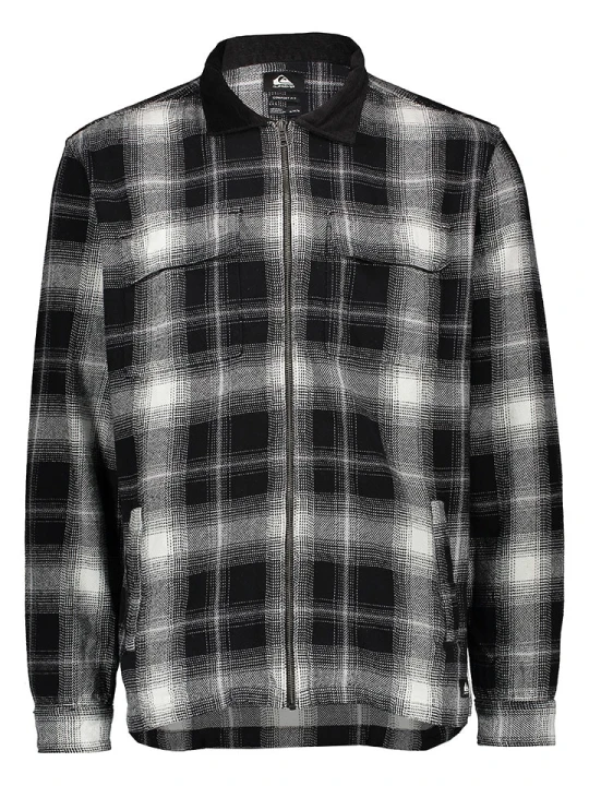 Zdjęcie produktu Quicksilver Kardigan "Quarrywood" w kolorze czarno-szarym rozmiar: M