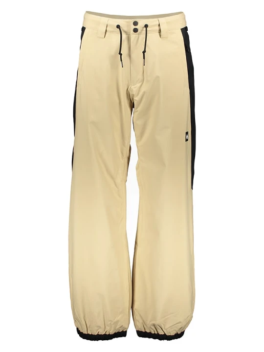 Zdjęcie produktu Quicksilver Spodnie narciarskie "Snow Down" w kolorze beżowo-czarnym rozmiar: XL