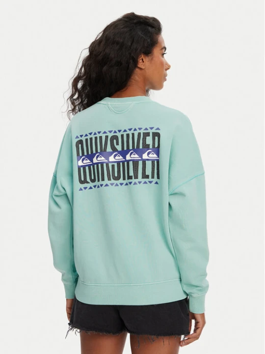 Zdjęcie produktu Quiksilver Bluza EQWFT03179 Błękitny Oversize Niebieski jasny