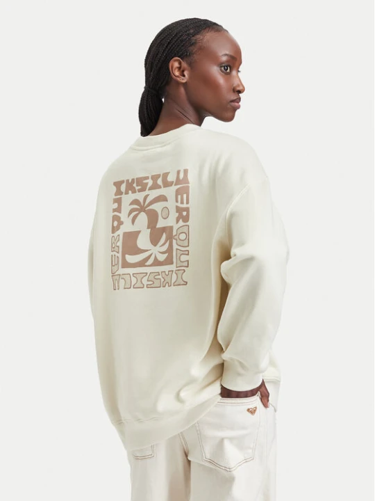 Zdjęcie produktu Quiksilver Bluza EQWFT03188 Beżowy jasny Oversize