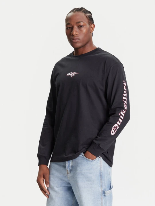 Zdjęcie produktu Quiksilver Bluza Mercury Old English Ls EQYZT08169 Czarny Comfort Fit