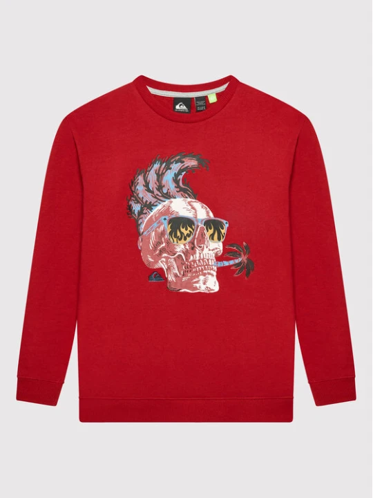 Zdjęcie produktu Quiksilver Bluza Smoke EQBFT03791 Czerwony Regular Fit