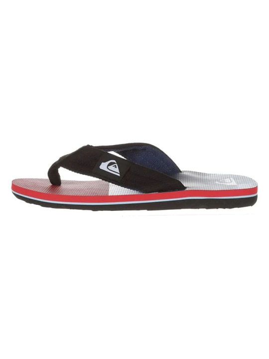 Zdjęcie produktu Quiksilver Japonki w kolorze czerwono-niebiesko-czarnym rozmiar: 17