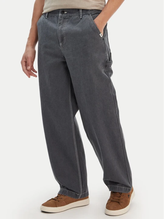 Zdjęcie produktu Quiksilver Jeansy Mercury Straight Out EQYNP03325 Szary Wide Leg