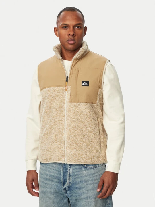 Zdjęcie produktu Quiksilver Bezrękawnik EQYFT04853 Beżowy Comfort Fit