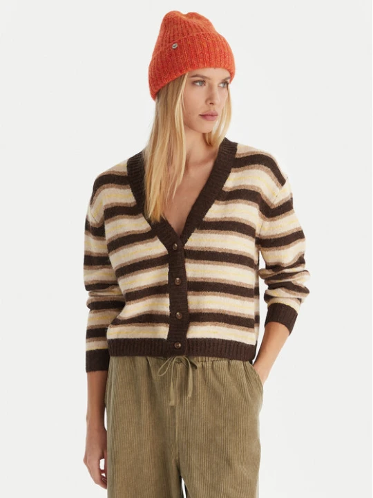Zdjęcie produktu Quiksilver Kardigan Bukit EQWSW03030 Brązowy Regular Fit
