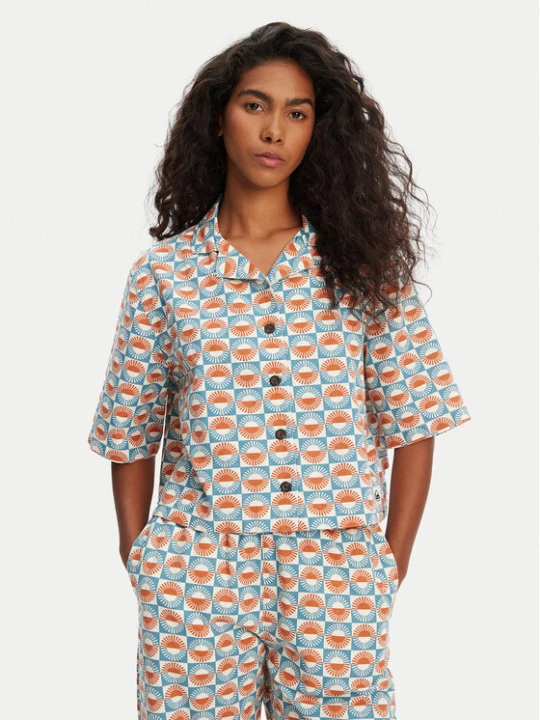 Zdjęcie produktu Quiksilver Koszula Dad Crop Fit EQWWT03144 Kolorowy Relaxed Fit
