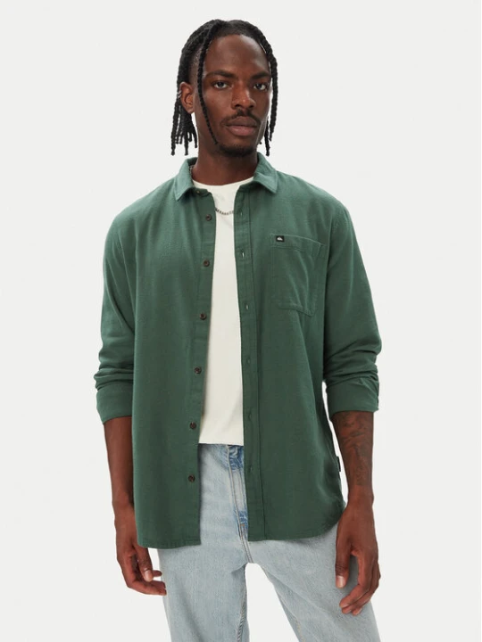 Zdjęcie produktu Quiksilver Koszula EQYWT04651 Zielony ciemny Regular Fit