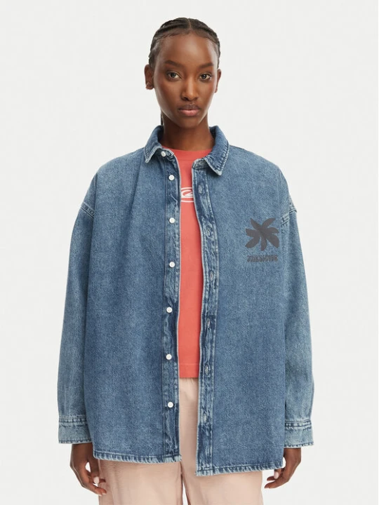 Zdjęcie produktu Quiksilver Koszula jeansowa Rahmat EQWWT03150 Niebieski Regular Fit