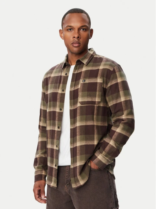 Zdjęcie produktu Quiksilver Koszula Motherfly Plaid EQYWT04712 Zielony Regular Fit