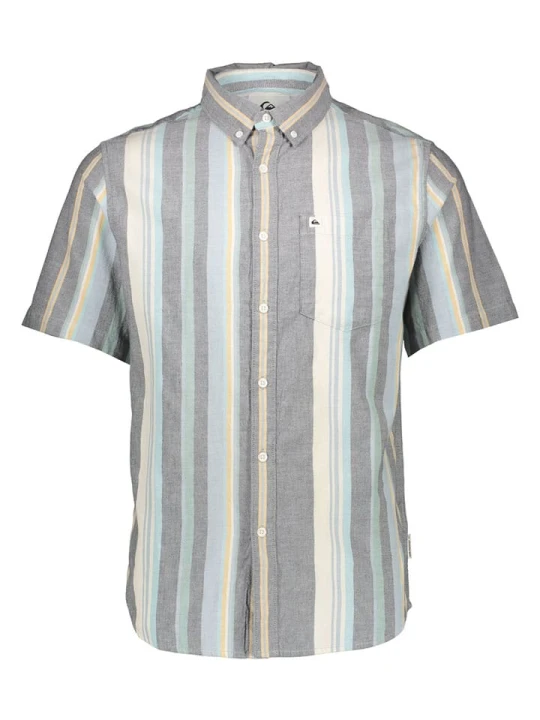 Zdjęcie produktu Quiksilver Koszula "Oxford Stripe Classic" w kolorze szarym rozmiar: S