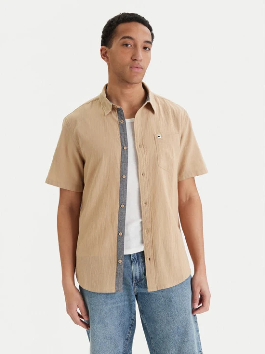 Zdjęcie produktu Quiksilver Koszula Time Box EQYWT04622 Beżowy Regular Fit