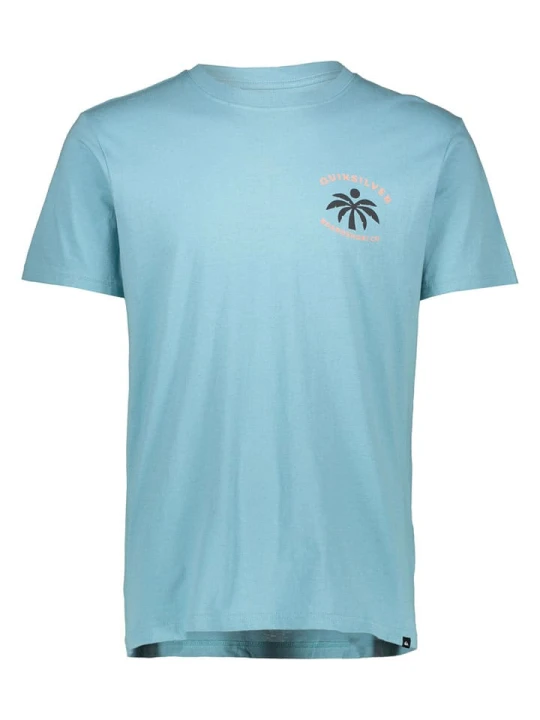 Zdjęcie produktu Quiksilver Koszulka "Solo Arbol" w kolorze błękitnym rozmiar: S