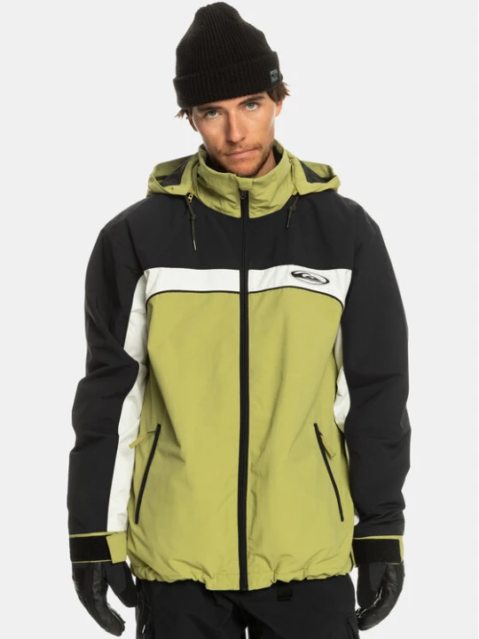 Zdjęcie produktu Quiksilver Kurtka narciarska Live Wire Snjt EQYTJ03408 Zielony Regular Fit