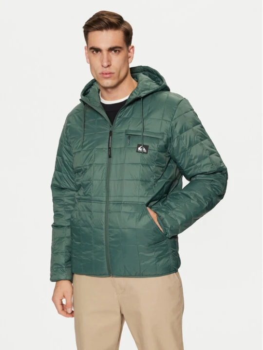 Zdjęcie produktu Quiksilver Kurtka przejściowa Check Mate EQYJK04095 Zielony Regular Fit