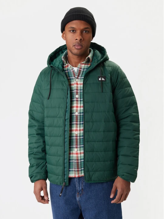 Zdjęcie produktu Quiksilver Kurtka przejściowa Scaly Hood EQYJK04189 Zielony Regular Fit