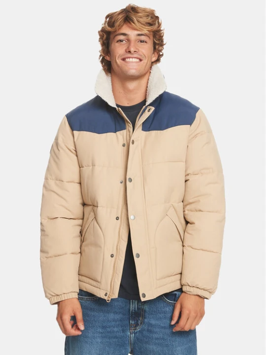 Zdjęcie produktu Quiksilver Kurtka puchowa The Puffer Jckt EQYJK03981 Beżowy Regular Fit