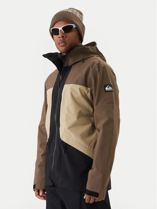 Zdjęcie produktu Quiksilver Kurtka snowboardowa Forever Stretch Goretex Jk EQYTJ03477 Brązowy Modern Fit