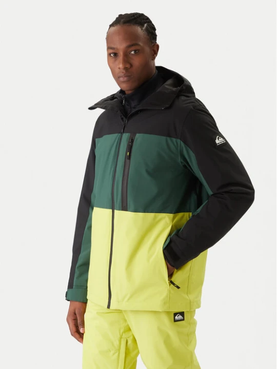 Zdjęcie produktu Quiksilver Kurtka snowboardowa Sycamore Block 20K JK EQYTJ03503 Zielony Relaxed Fit