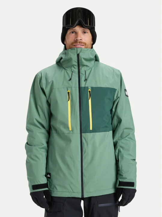 Zdjęcie produktu Quiksilver Kurtka snowboardowa Sycamore Solid 20K EQYTJ03502 Zielony Modern Fit