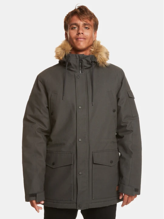 Zdjęcie produktu Quiksilver Kurtka zimowa Long Trip Jckt EQYJK03988 Szary Regular Fit