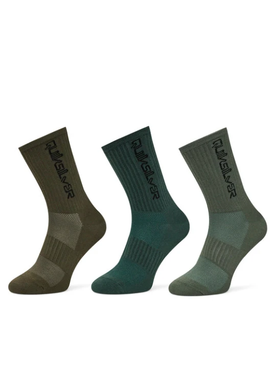 Zdjęcie produktu Quiksilver Skarpety długie AS_QUIKSILVER_100W_SS25 (3-PACK) Khaki