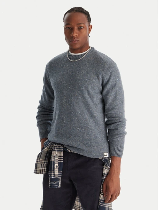 Zdjęcie produktu Quiksilver Sweter Slow Song Neppy EQYSW03325 Niebieski Regular Fit