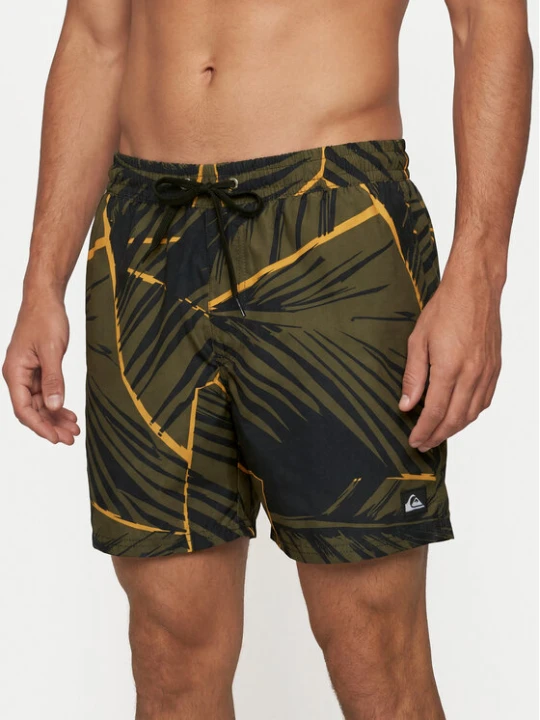 Zdjęcie produktu Quiksilver Szorty kąpielowe Everyday Printed Volley 15 EQYJV04219 Zielony Regular Fit