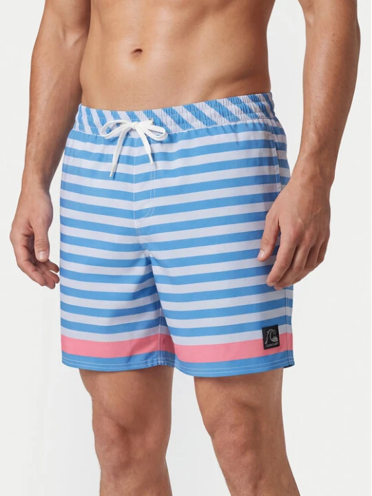 Zdjęcie produktu Quiksilver Szorty kąpielowe Original Btz Stripe Volley 17 EQYJV04209 Niebieski Straight Leg