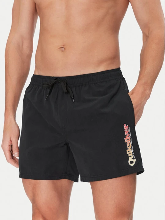 Zdjęcie produktu Quiksilver Szorty kąpielowe Spl Fineline Volley 15 EQYJV04141 Czarny Regular Fit