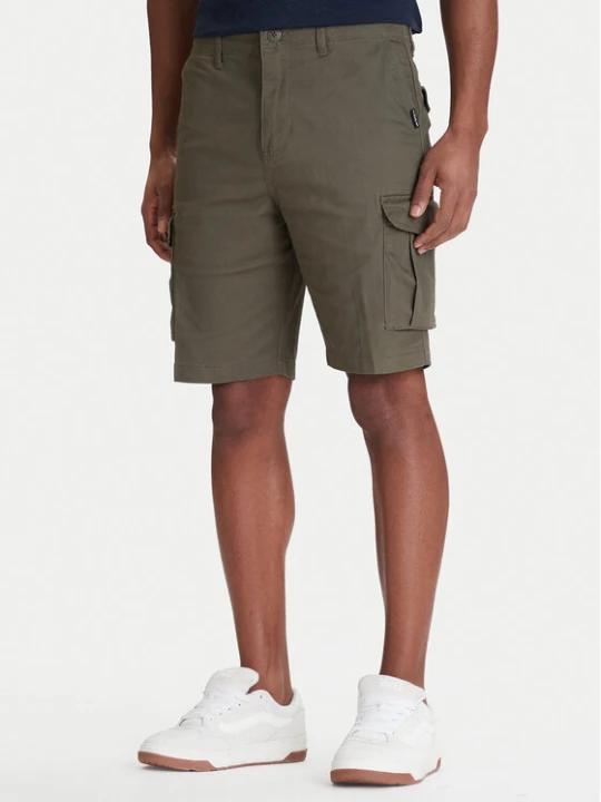 Zdjęcie produktu Quiksilver Szorty materiałowe MW Cargo EQYWS03912 Zielony Regular Fit