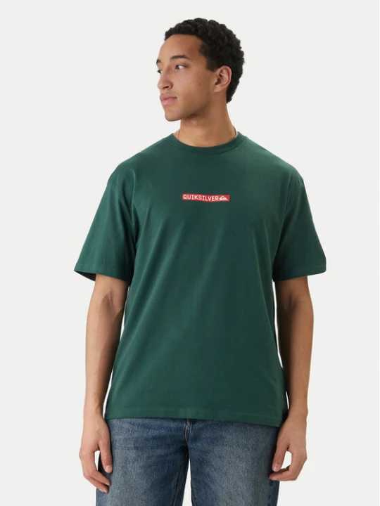 Zdjęcie produktu Quiksilver T-Shirt Dna Clicker EQYZT08207 Zielony Regular Fit