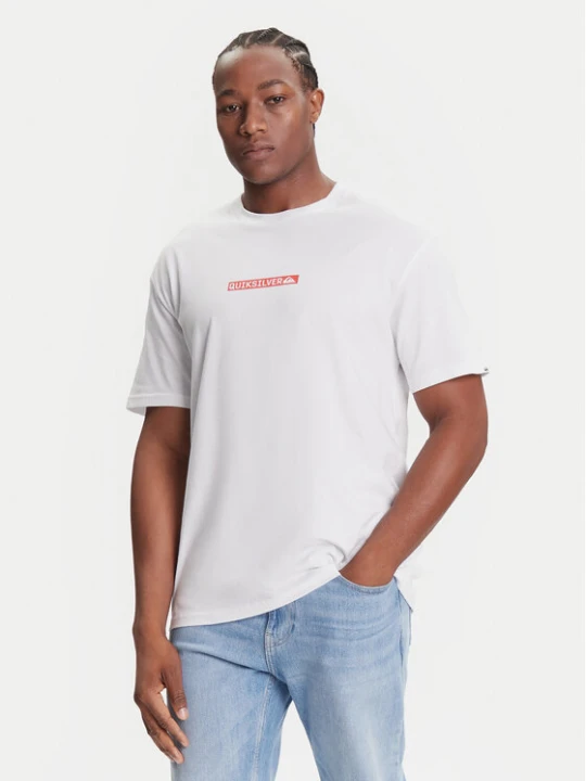 Zdjęcie produktu Quiksilver T-Shirt Dna Clicker Tee EQYZT08207 Biały Comfort Fit